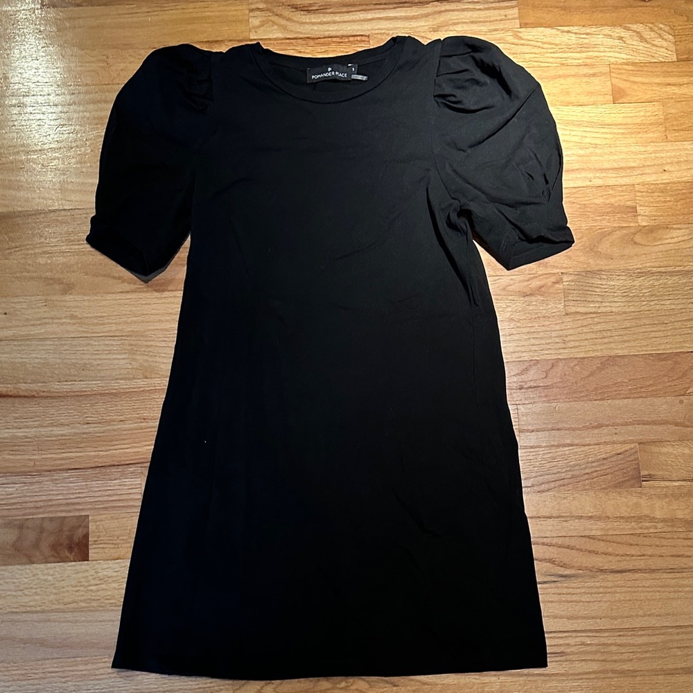 Black vesty mini dress from pomander place